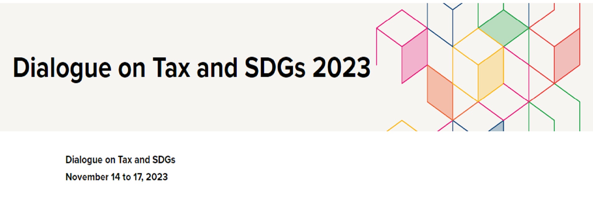 GI-ESCR present at the Dialogue on Tax and SDGs – 2023 Edition